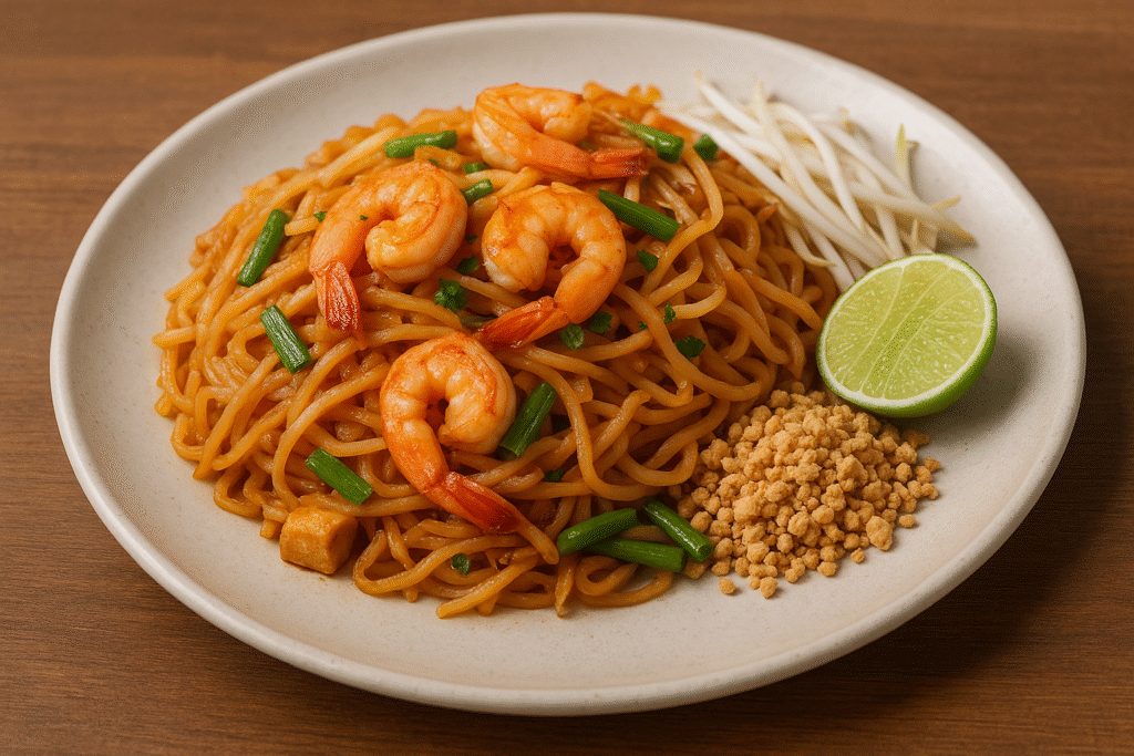 ChatGPT Pad Thai Image Sep 23, 2025, 06_13_27 PM Photo of Pad Thai with Shrimp